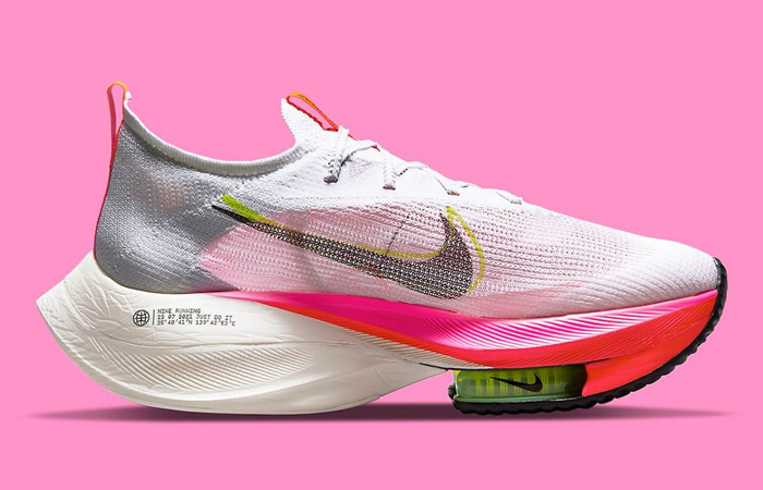 Nike ZoomX AlphaFly NEXT Rawdacious Whie Pink DJ5455-100 right