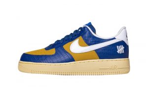 Undefeated Nike Air Force 1 Low Blue Croc DM8462-400 featured image