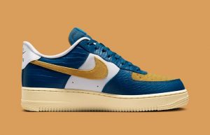 Undefeated Nike Air Force 1 Low Blue Croc DM8462-400 right
