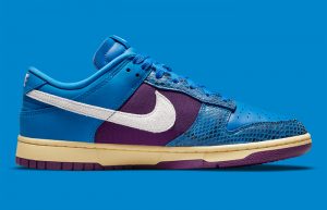 Undefeated Nike Dunk Low Dunk Blue DH6508-400 right
