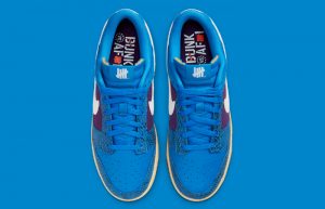Undefeated Nike Dunk Low Dunk Blue DH6508-400 up