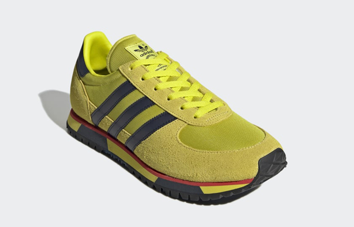 adidas Marathon 86 Spzl Slime Yellow Spice H03893 front corner
