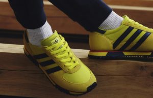 adidas Marathon 86 Spzl Slime Yellow Spice H03893 onfoot 01