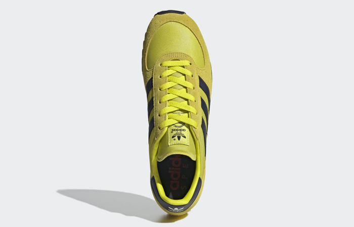 adidas Marathon 86 Spzl Slime Yellow Spice H03893 up