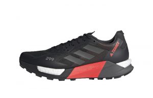 adidas Terrex Agravic Ultra Trail Black Solar Red FY7628 featured image