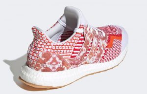 adidas Ultra Boost 5.0 Nature Lab White Scarlet Womens GY3190 back corner