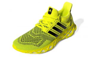 adidas Ultra Boost DNA Web Yellow Black GY4172 front corner