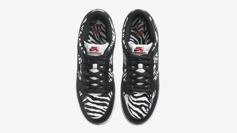 Detailed Look at Quartersnacks Nike SB Dunk Low Black White 03