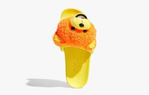 Jeremy Scott adidas Adilette Slide Yellow Orange Q46582 up