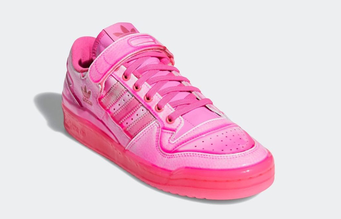 Jeremy Scott x adidas Forum Low Hot Pink GZ8818 front corner