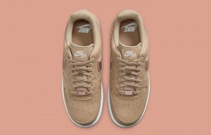 Nike Air Force 1 Hemp Metallic Rose Gold DD1523-200 up