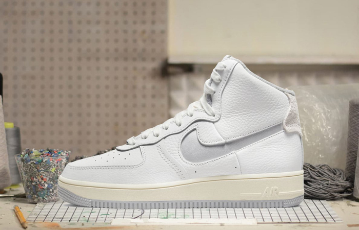 Nike Air Force 1 High Strapless Summit White Grey DC3590-101 - Fastsole