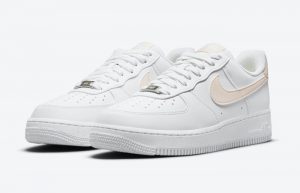 Nike Air Force 1 Low White Coral DC9486-100 front corner