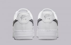 Nike Air Force 1 White Metallic Silver DD1523-100 back