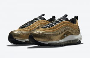 Nike Air Max 97 Cracked Gold DO5881-700 front corner