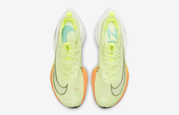 Nike Air Zoom Alphafly NEXT% Barely Volt Womens CZ1514-700 up