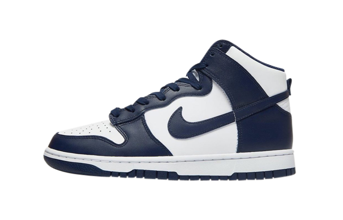 Nike Dunk High Midnight White Navy Release DD1399-104 featured image