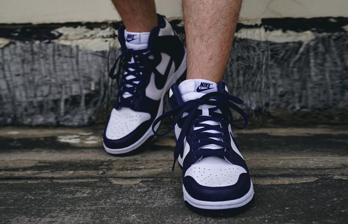 Nike Dunk High Midnight White Navy Release DD1399-104 - Where To Buy ...