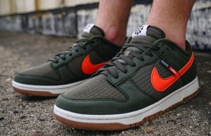 Nike Dunk Low Toasty Olive DD3358-300 onfoot 02