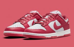 Nike Dunk Low White Archeo Pink DD1503-111 front corner