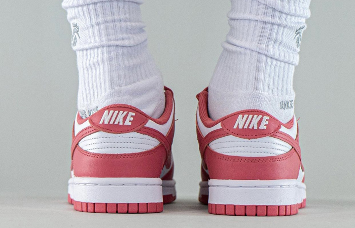 Nike Dunk Low White Archeo Pink DD1503-111 on foot 07