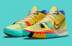Nike Kyrie 7 Bright Yellow CQ9326-700 front corner