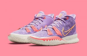 Nike Kyrie 7 Daughters Lilac Melon Tint CQ9326-501 front corner
