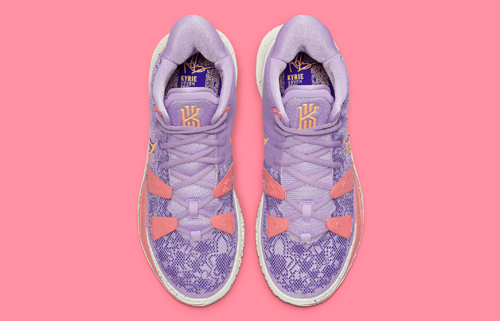 Nike Kyrie 7 Daughters Lilac Melon Tint CQ9326-501 up