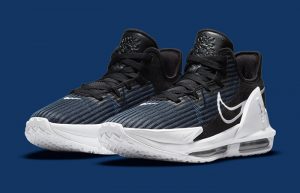 Nike LeBron Witness 6 Black Navy CZ4052-002 front corner