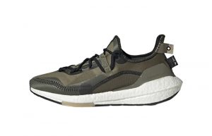 Parley adidas Ultra Boost 21 Green Olive G55649 featured image