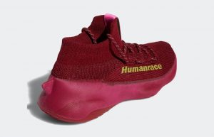Pharrell adidas Humanrace Sichona Burgundy GW4879 back corner