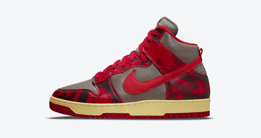 Release Details for Nike Dunk High Red Acid Wash Camo 01