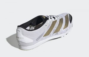 adidas Adizero Xcs Tme Cloud White Gold GY4930 back corner