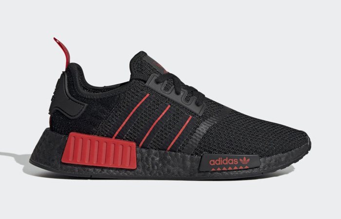 adidas NMD R1 Core Black Red GV8422 right