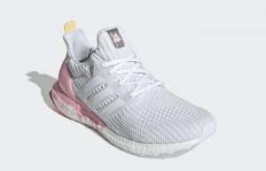 adidas Ultraboost DNA Cloud White Pink GZ0689 front corner