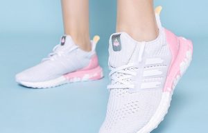 adidas Ultraboost DNA Cloud White Pink GZ0689 on foot 01