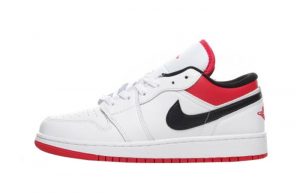 Air Jordan 1 Low White Gym Red GS 553560-118 featured image