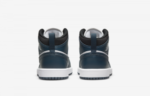 Air Jordan 1 Mid Armoury Navy Younger Kids 640734-411 back