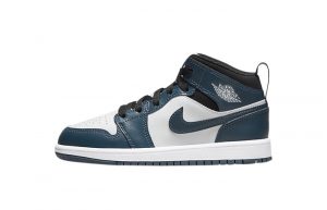 Air Jordan 1 Mid Armoury Navy Younger Kids 640734-411 featured image