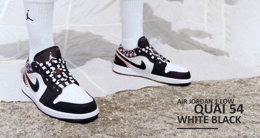 Air Jordan 1 of 2021-Low Quai 54 White Black