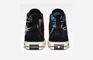Basquiat Converse Chuck 70 Black Multi 172585C back