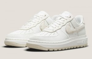 Nike Air Force 1 Low Luxe Sail White DD9605-100 front corner