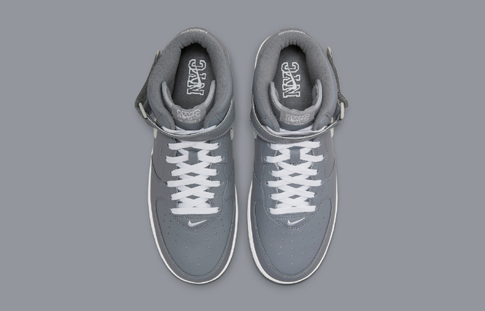 Nike Air Force 1 Mid NYC Grey DH5622-001 up