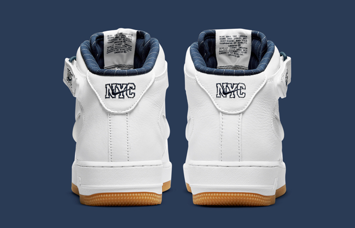 Nike Air Force 1 Mid NYC White DH5622-100 back