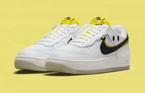 Nike Air Force 1 Shadow White Womens DO5872-100 front corner