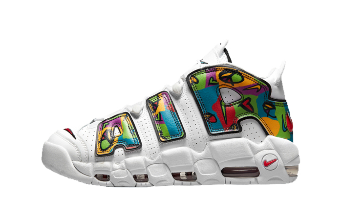Nike Air More Uptempo GS Peace Love Swoosh DM8155-100 featured image