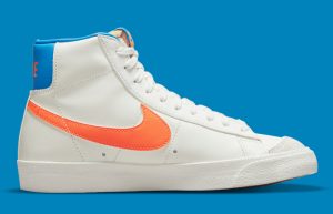 Nike Blazer Mid 77 White Orange DQ4692-100 right