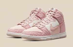 Nike Dunk High LX Toasty Pink DN9909-200 front corner