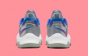 Nike PG 5 Clippers Silver Metallic CW3143-005 back