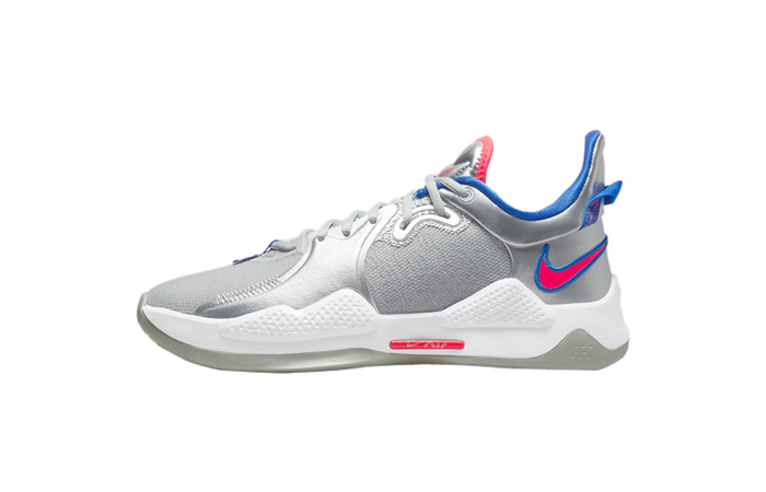Nike PG 5 Clippers Silver Metallic CW3143-005 featured image
